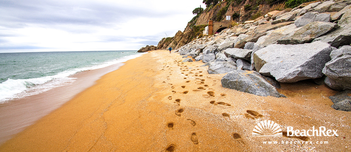 Spain - Àmbit metropolità -  Arenys de Mar - Beach de les roques d'en Lluc