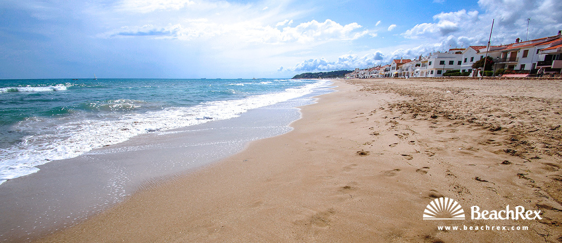 espagne - Camp de Tarragona -  Altafulla - Plage d'Altafulla