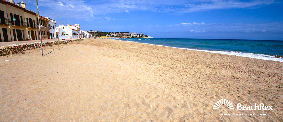espagne - Camp de Tarragona -  Altafulla - Plage d'Altafulla