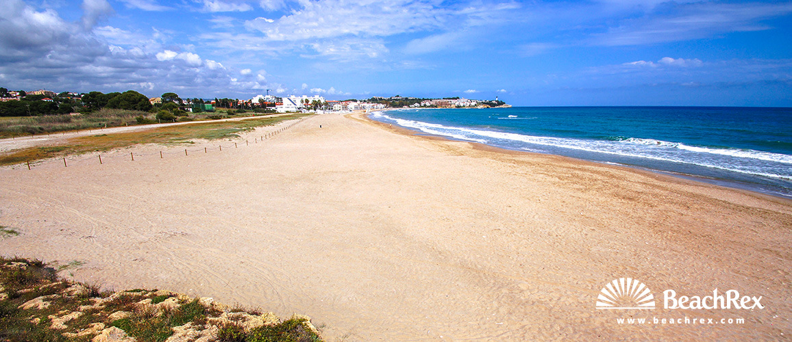 espagne - Camp de Tarragona -  Altafulla - Plage d'Altafulla