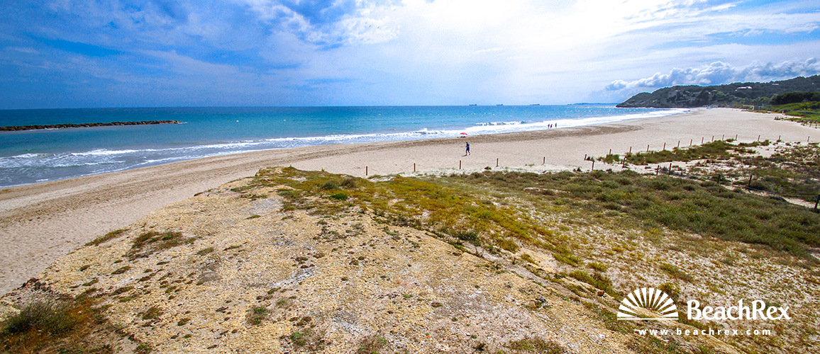 espagne - Camp de Tarragona -  Altafulla - Plage d'Altafulla