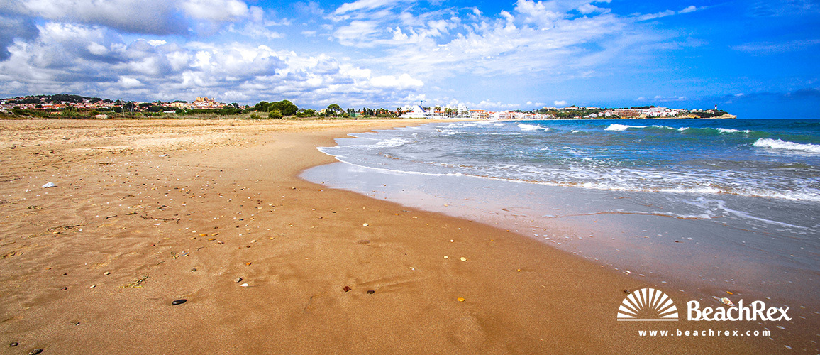 espagne - Camp de Tarragona -  Altafulla - Plage d'Altafulla