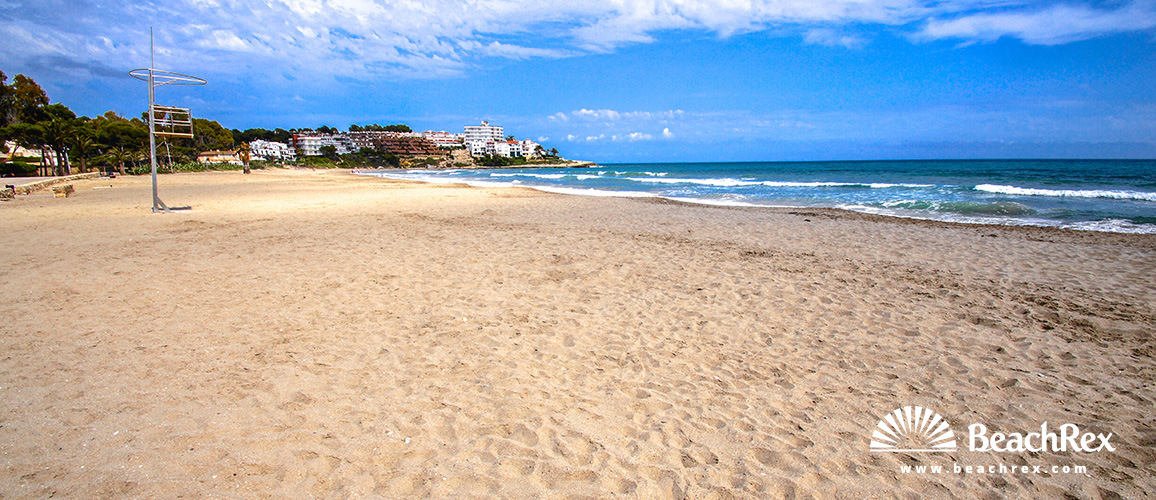 espagne - Camp de Tarragona -  Altafulla - Plage d'Altafulla
