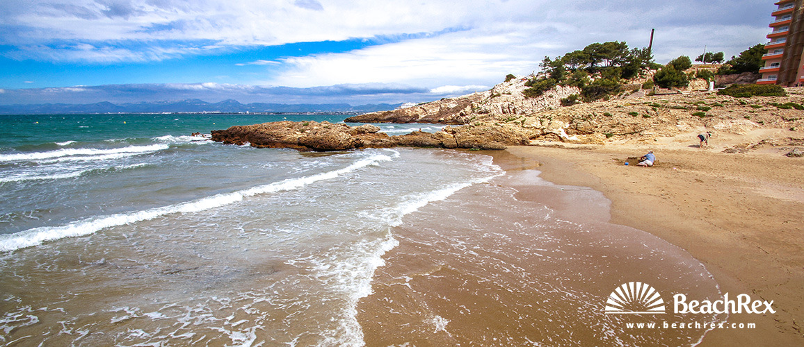 espagne - Camp de Tarragona -  Salou - Plage Vinya & Cala Font