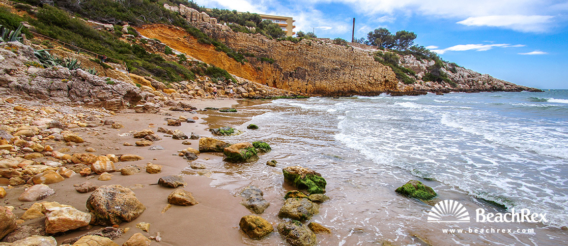 espagne - Camp de Tarragona -  Salou - Plage de la Penya Tallada