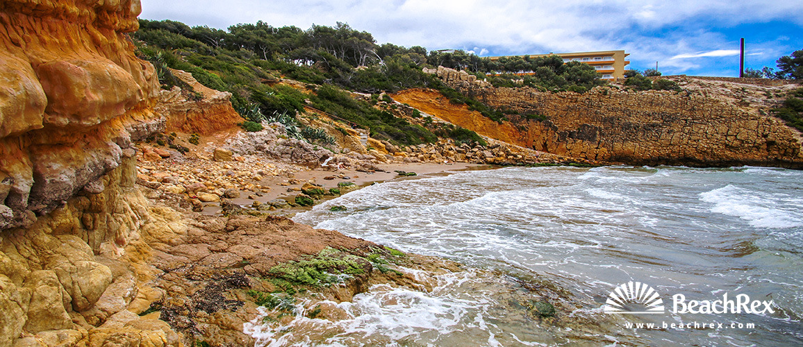 espagne - Camp de Tarragona -  Salou - Plage de la Penya Tallada