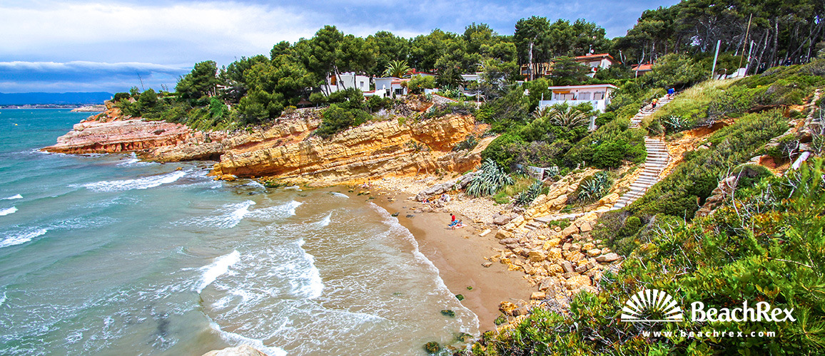 espagne - Camp de Tarragona -  Salou - Plage de la Penya Tallada