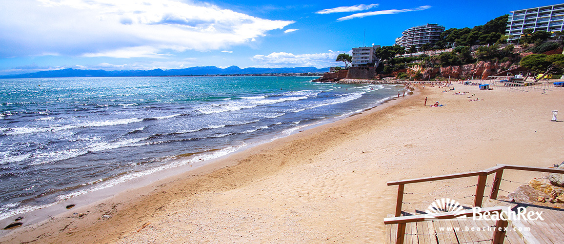 espagne - Camp de Tarragona -  Salou - Plage dels Capellans