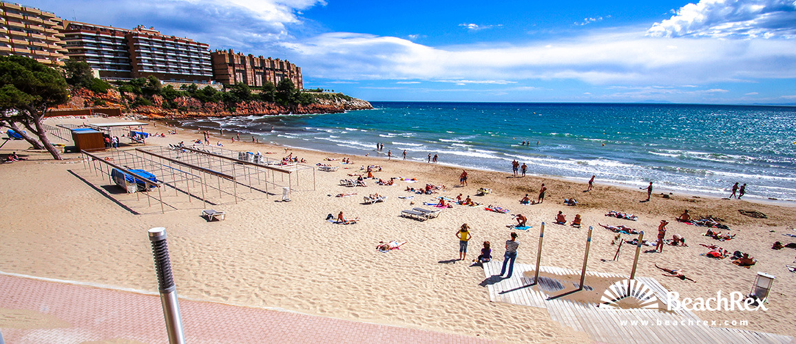 espagne - Camp de Tarragona -  Salou - Plage dels Capellans