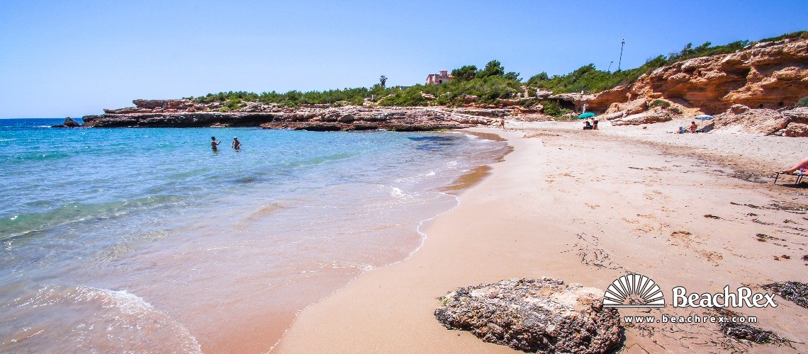 Spanien - Camp de Tarragona -  les Tres Cales - Cala del Vidre