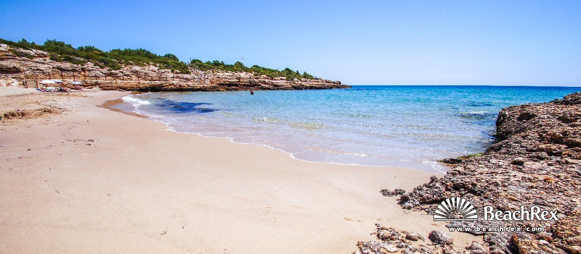 Spanien - Camp de Tarragona -  les Tres Cales - Cala del Vidre
