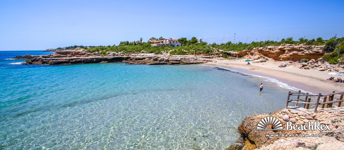 Spanien - Camp de Tarragona -  les Tres Cales - Cala del Vidre