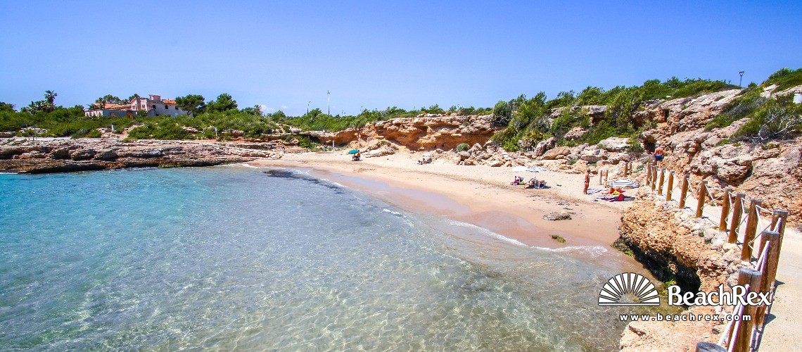 Spanien - Camp de Tarragona -  les Tres Cales - Cala del Vidre