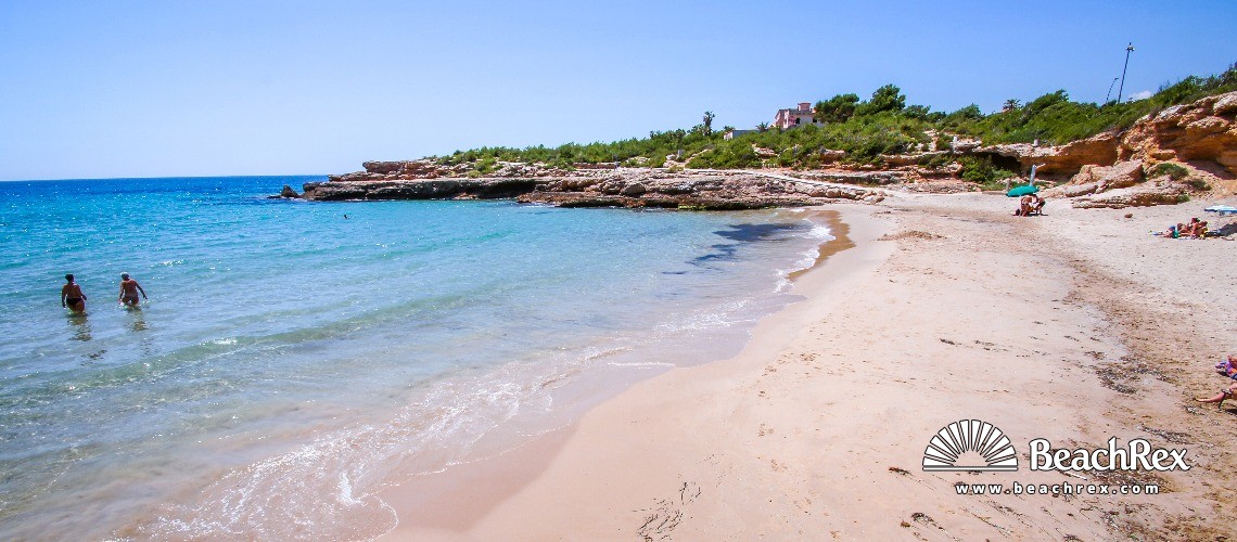 Spanien - Camp de Tarragona -  les Tres Cales - Cala del Vidre