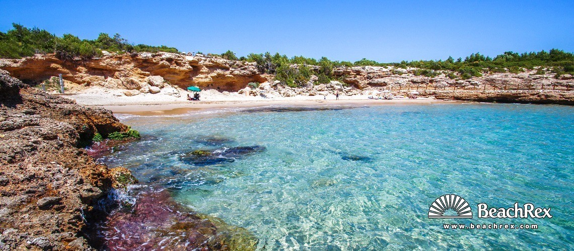 Spanien - Camp de Tarragona -  les Tres Cales - Cala del Vidre