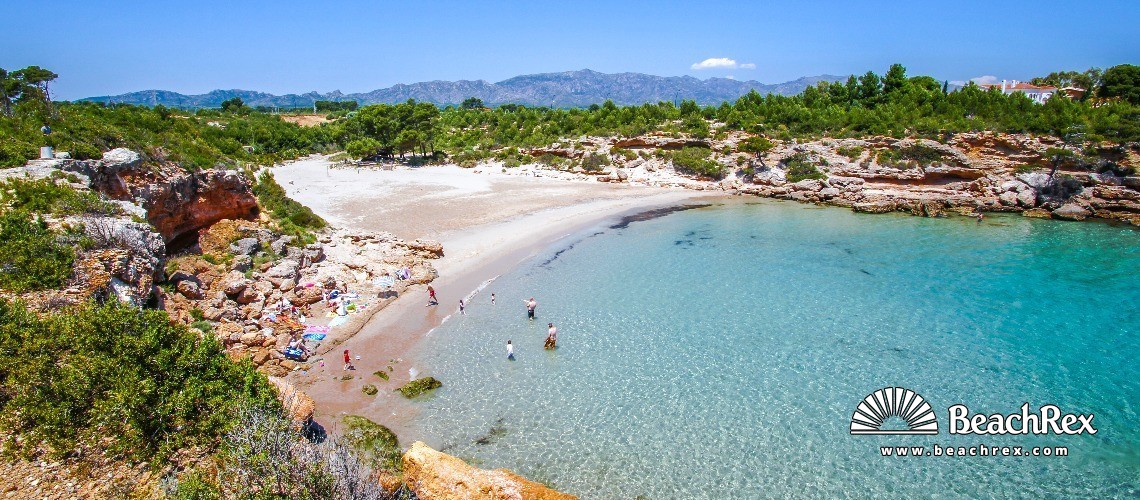 Spanien - Camp de Tarragona -  les Tres Cales - Platja de Cala Forn