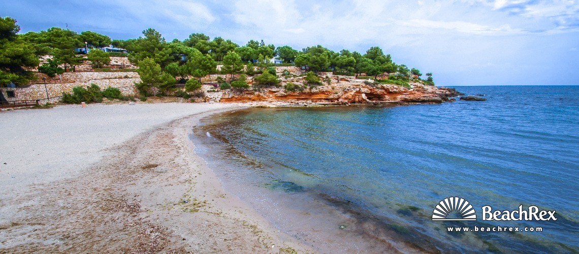 Spanien - Camp de Tarragona -  L'Ametlla de Mar - Strand de Pixavaques