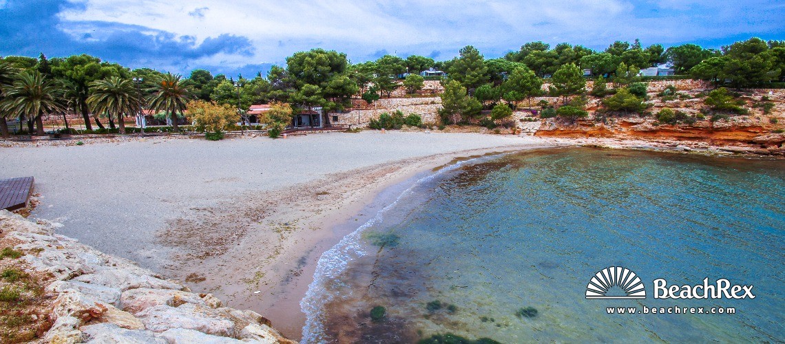 Spanien - Camp de Tarragona -  L'Ametlla de Mar - Strand de Pixavaques