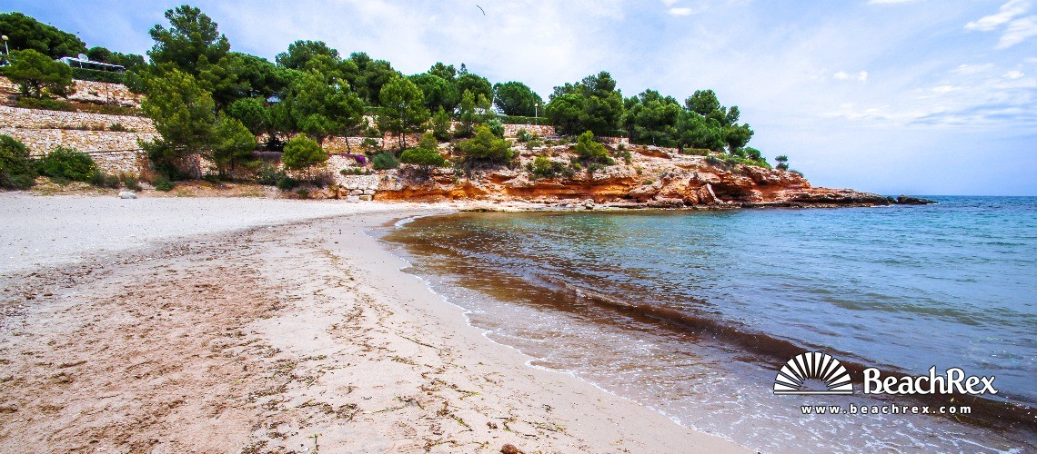 Spanien - Camp de Tarragona -  L'Ametlla de Mar - Strand de Pixavaques