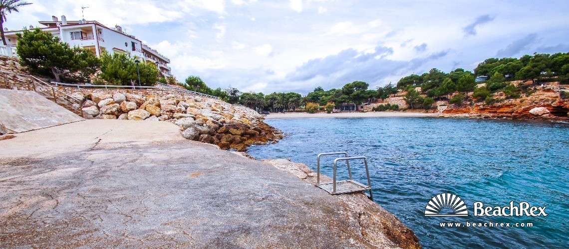 Spanien - Camp de Tarragona -  L'Ametlla de Mar - Strand de Pixavaques