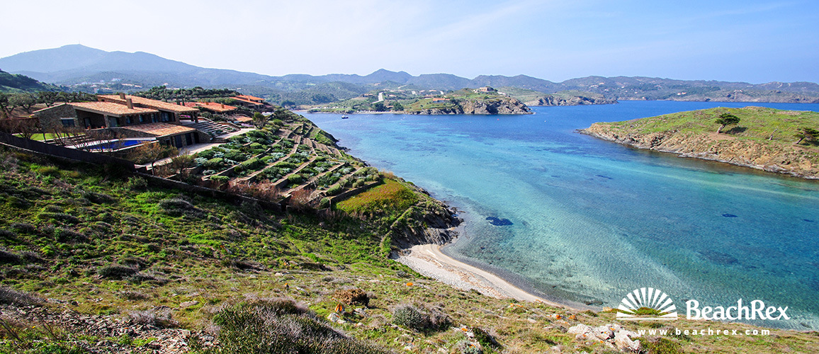 Spanien - Comarques gironines -  Cadaqués - Strand Boquelles