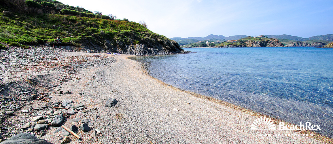 Spanien - Comarques gironines -  Cadaqués - Strand Boquelles