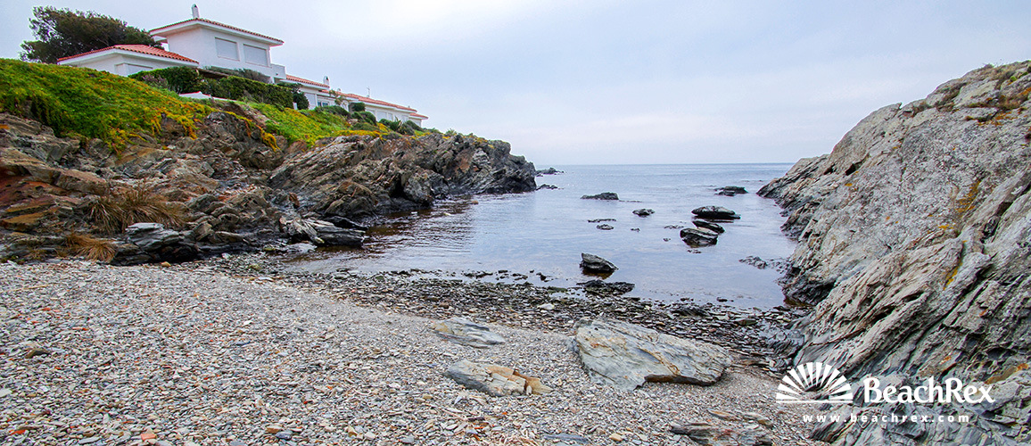Spanien - Comarques gironines -  Cadaqués - Strand Racó d'en Sanés