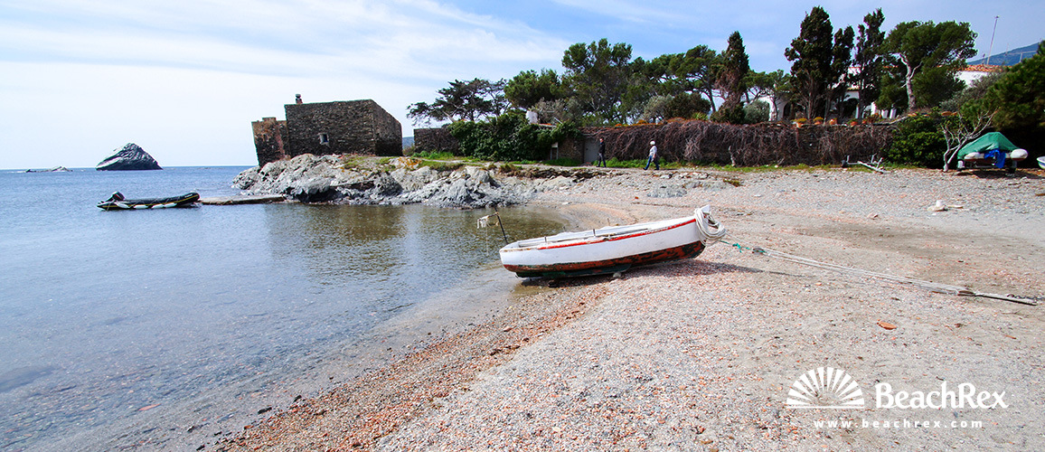 Spanien - Comarques gironines -  Cadaqués - Strand de S'Aranella