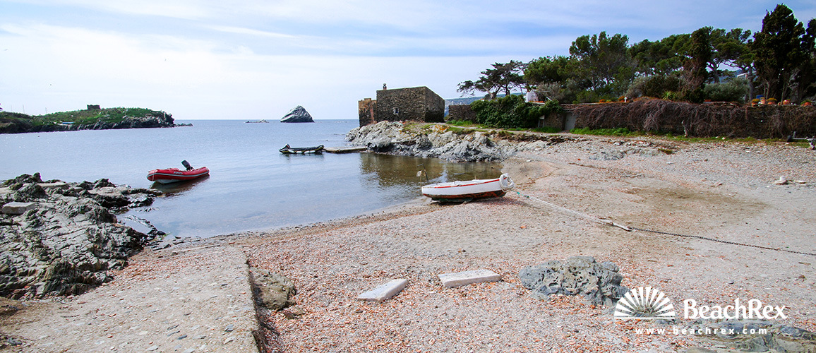 Spanien - Comarques gironines -  Cadaqués - Strand de S'Aranella