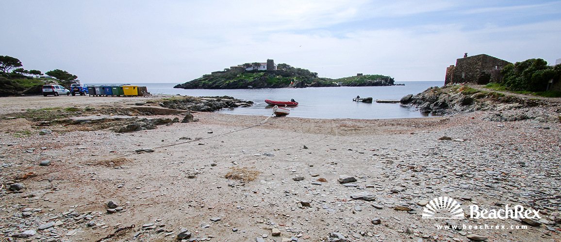 Spanien - Comarques gironines -  Cadaqués - Strand de S'Aranella