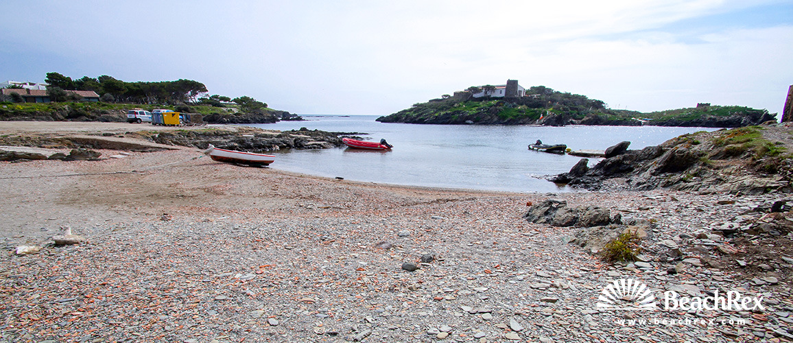 Spanien - Comarques gironines -  Cadaqués - Strand de S'Aranella
