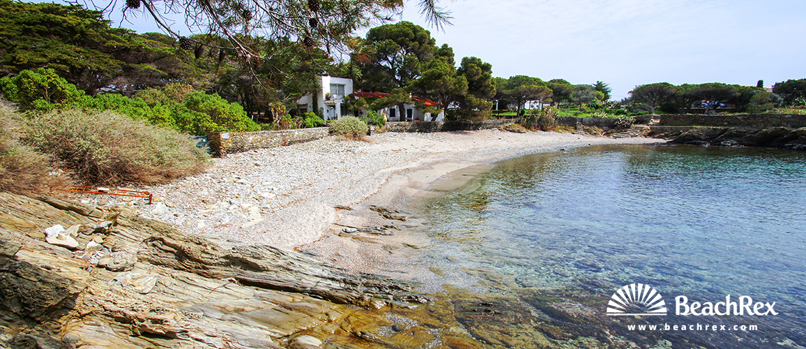 Spanien - Comarques gironines -  Cadaqués - Strand d'en Pere Fet