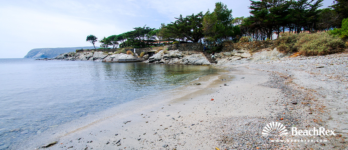 Spanien - Comarques gironines -  Cadaqués - Strand d'en Pere Fet