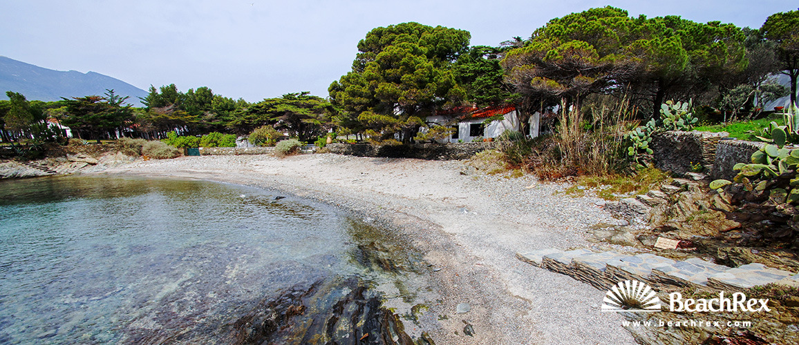 Spanien - Comarques gironines -  Cadaqués - Strand d'en Pere Fet