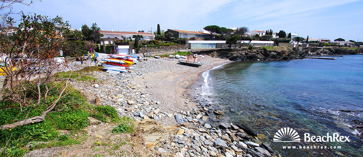 Spain - Comarques gironines -  Cadaqués - Beach Ses Oliveres