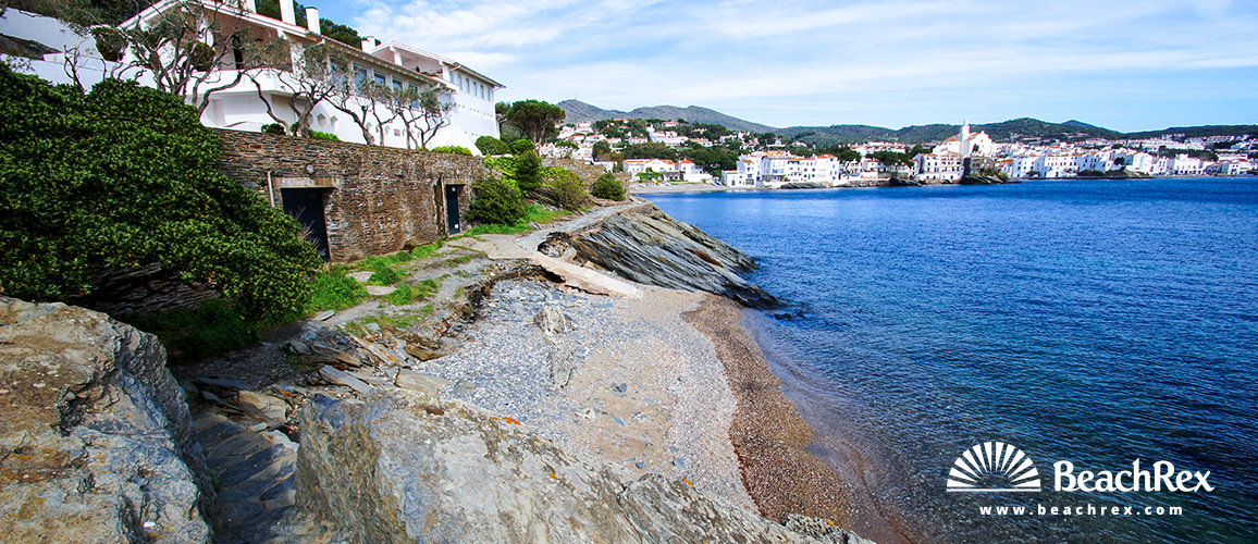 Spanien - Comarques gironines -  Cadaqués - Strand de Sa Jorneta