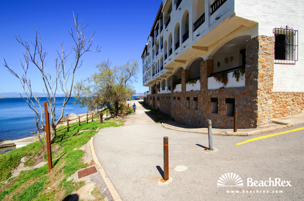 Spanien - Comarques gironines -  L'Escala - Strand Baixada Monjo