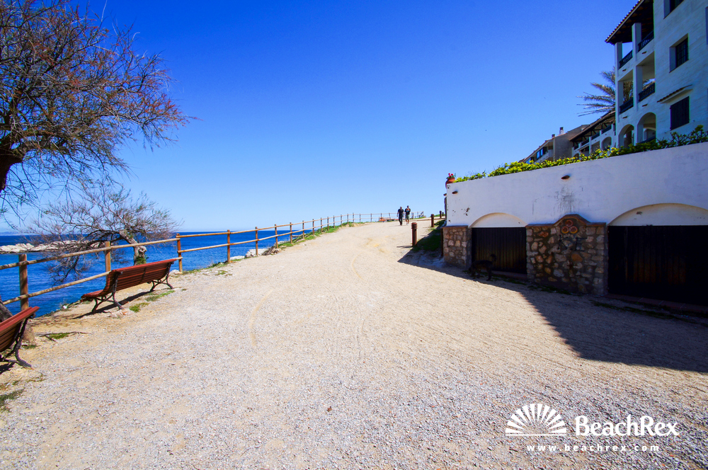 Spanien - Comarques gironines -  L'Escala - Strand Baixada Monjo