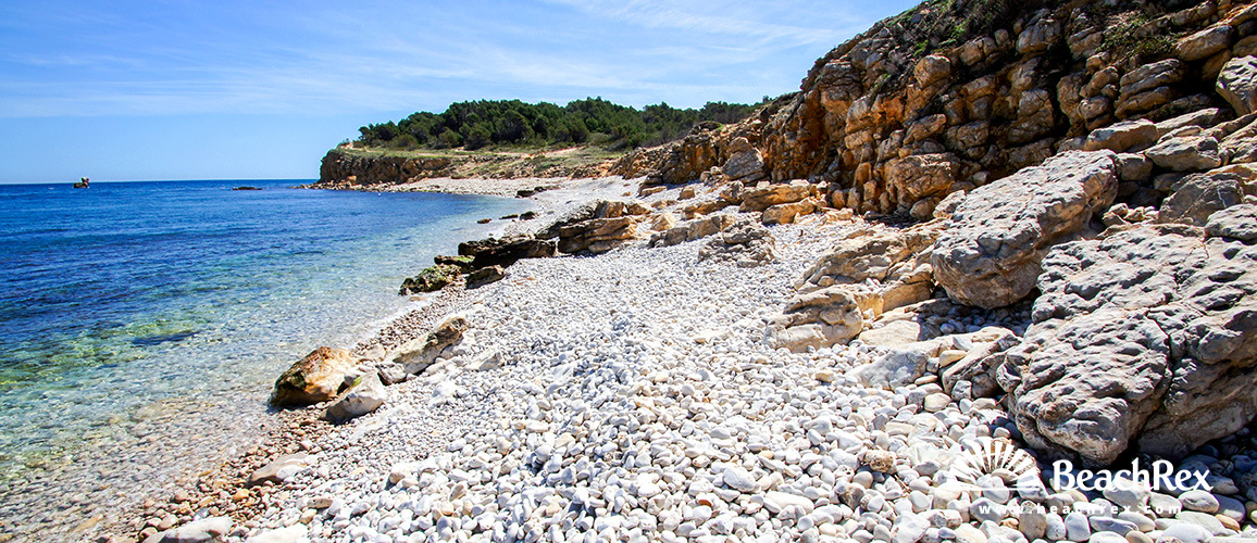Spanien - Comarques gironines -  L'Escala - Strand del Bol Roig
