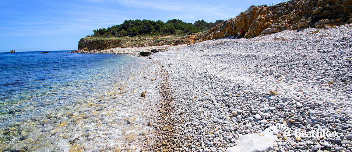Spanien - Comarques gironines -  L'Escala - Strand del Bol Roig
