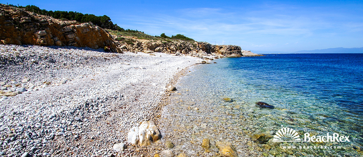 Spanien - Comarques gironines -  L'Escala - Strand del Bol Roig