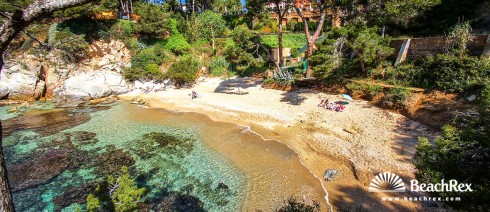 Spain - Comarques gironines -  Castell-Platja d'Aro - Beach del Pi-Vilaret