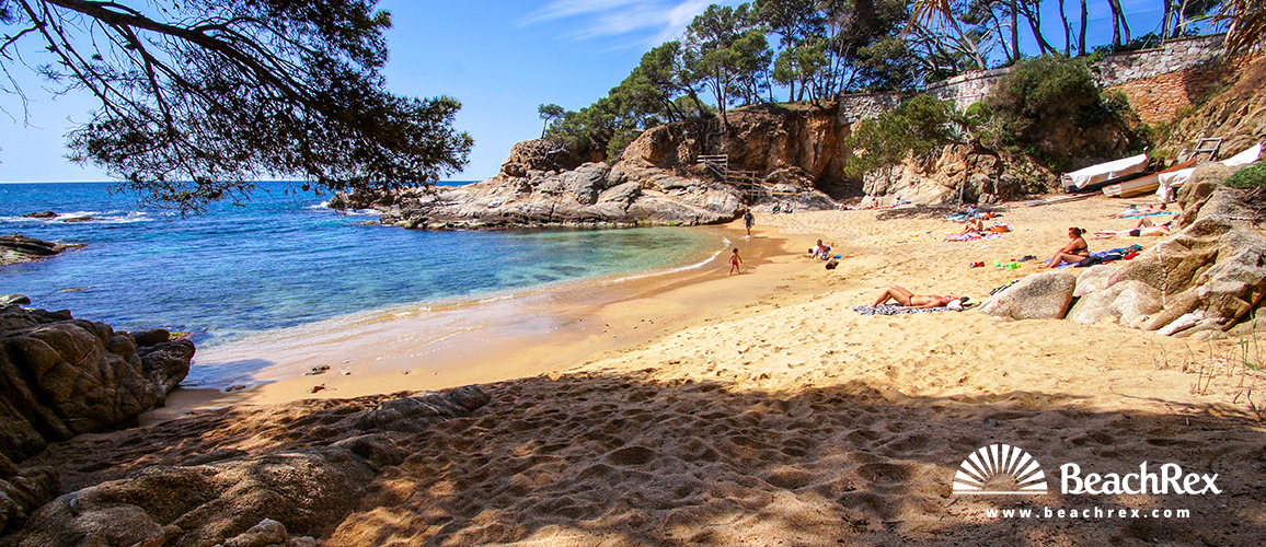 Spain - Comarques gironines -  Castell-Platja d'Aro - Beach Sa Cova