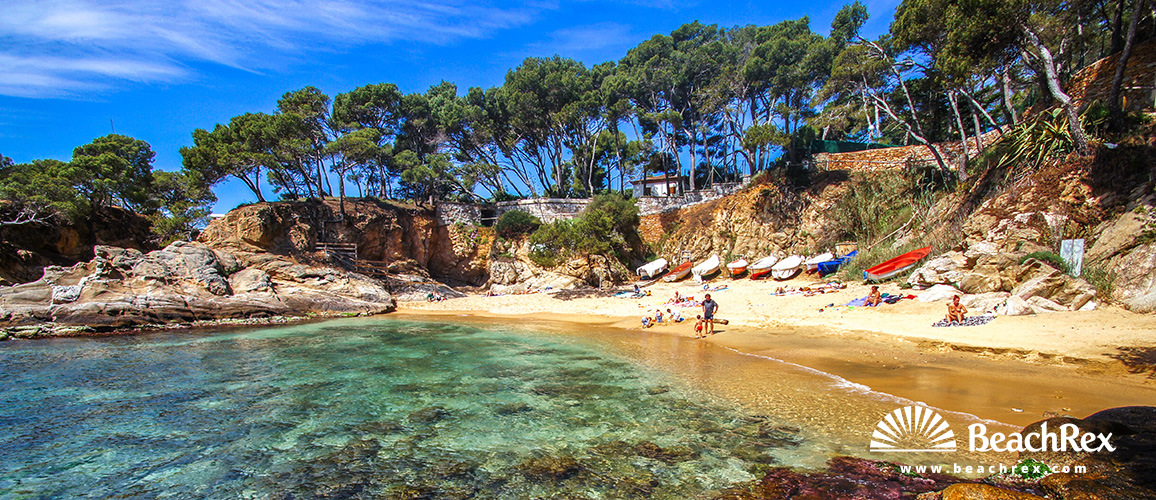 Spain - Comarques gironines -  Castell-Platja d'Aro - Beach Sa Cova