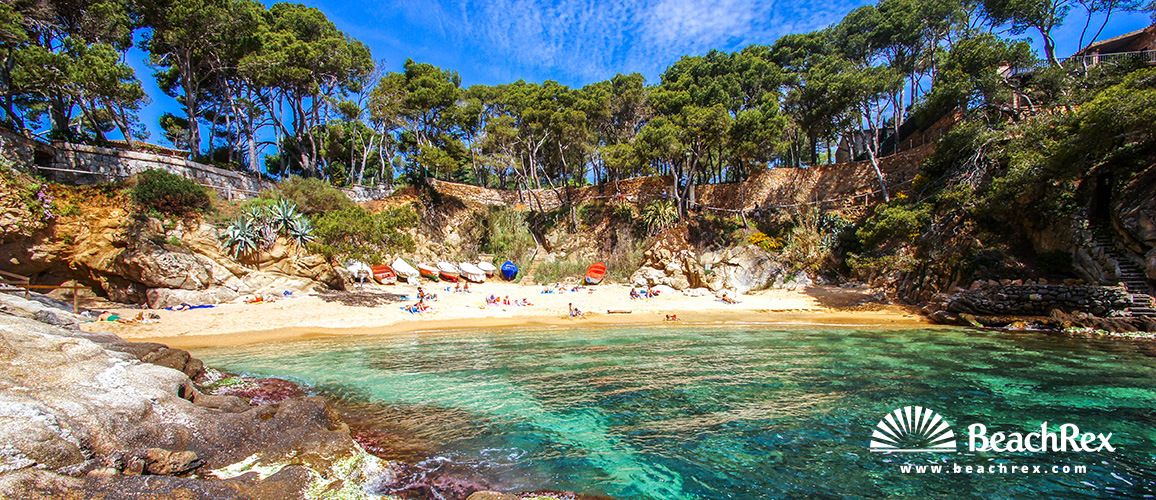 Spain - Comarques gironines -  Castell-Platja d'Aro - Beach Sa Cova