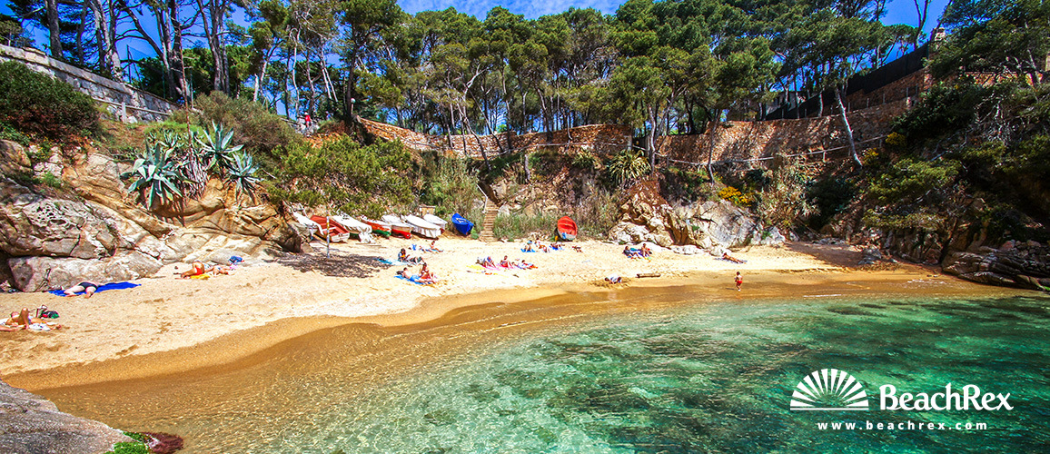 Spain - Comarques gironines -  Castell-Platja d'Aro - Beach Sa Cova