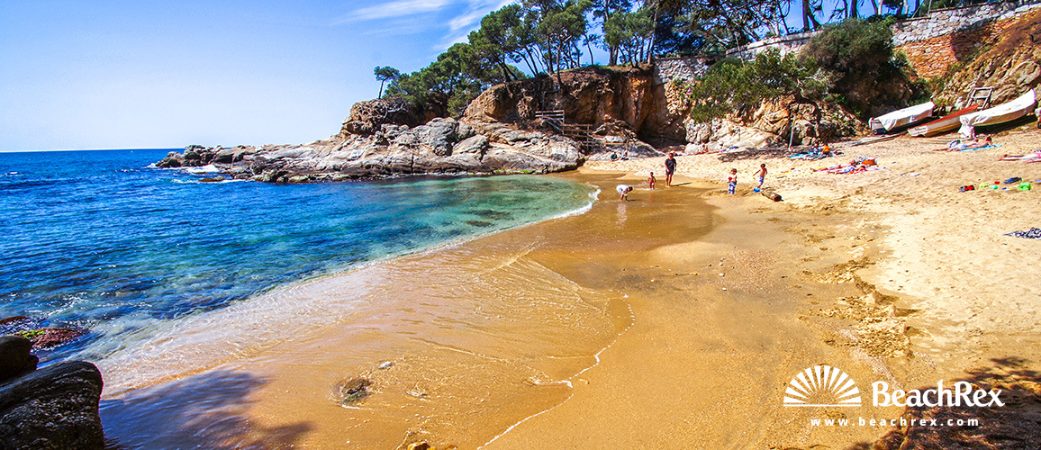 Spain - Comarques gironines -  Castell-Platja d'Aro - Beach Sa Cova