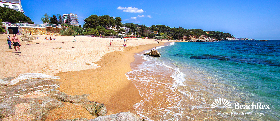 Spain - Comarques gironines -  Castell-Platja d'Aro - Beach En Rovira
