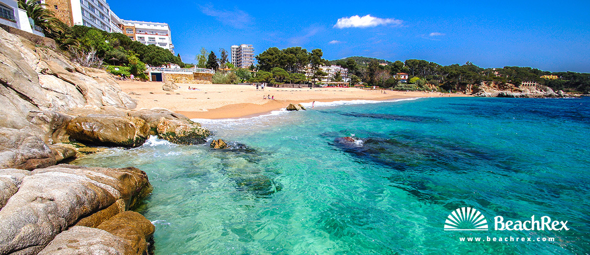 Spain - Comarques gironines -  Castell-Platja d'Aro - Beach En Rovira