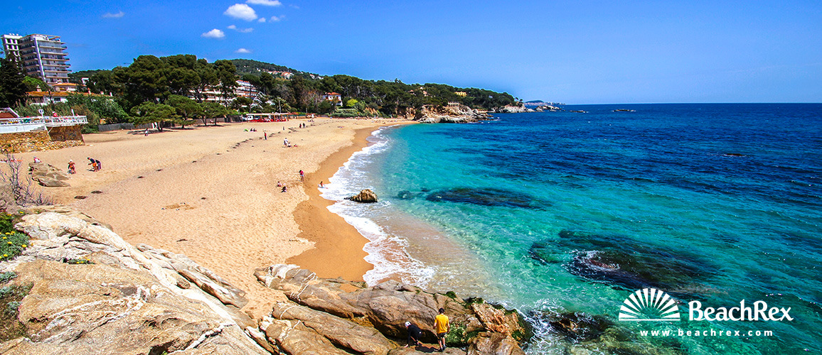 Spain - Comarques gironines -  Castell-Platja d'Aro - Beach En Rovira